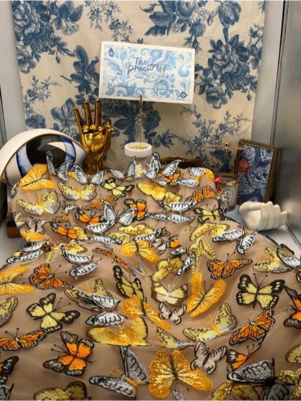 🆕 BRONX & BANCO 🧿 NWOT Bella Butterfly Maraya Strapless Mini Dress, Sz M US 6 - Picture 13 of 16